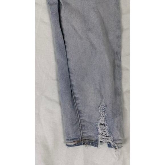 Pacsun Ankle Jegging Womens Size 26 Light Blue DIstressed Hem Cotton Blend - Picture 6 of 10